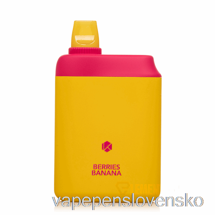 Kadobar X Pk Značky Pk5000 Jednorazové Bobule Banány Vape Slovensko
